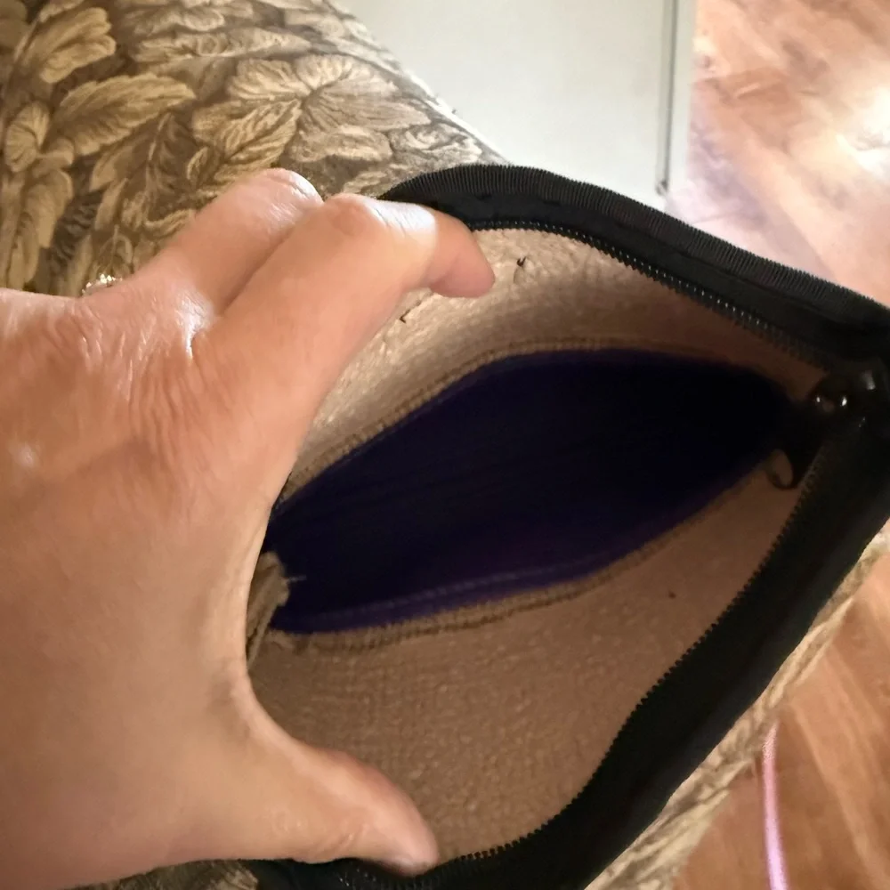 O Loves M Aspen Chic Purple and Tan Crossbody Bag